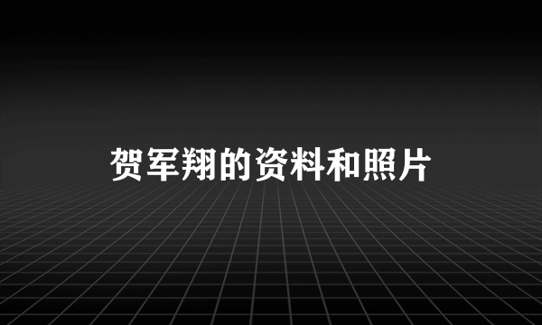 贺军翔的资料和照片