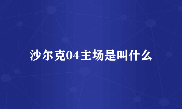 沙尔克04主场是叫什么