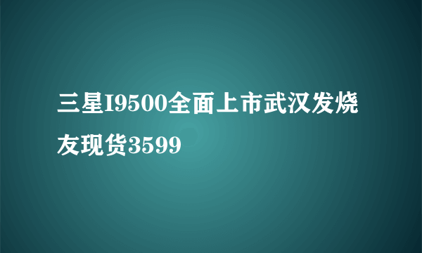 三星I9500全面上市武汉发烧友现货3599