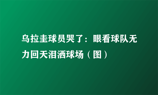 乌拉圭球员哭了：眼看球队无力回天泪洒球场（图）