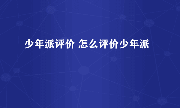 少年派评价 怎么评价少年派