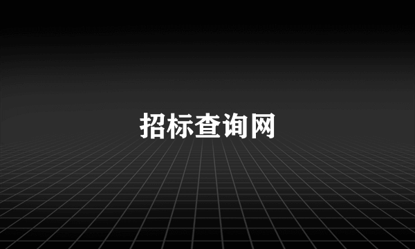 招标查询网